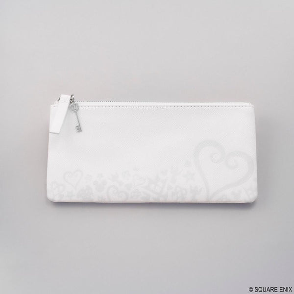 『キングダムハーツ』ステーショナリー フラットペンケース ホワイト