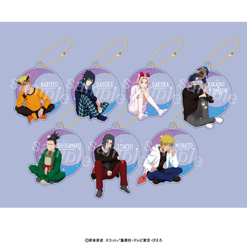 『NARUTO-ナルト- 疾風伝』トレーディングアクリルキーホルダー 描き下ろしパジャマver. BOX(全7種)