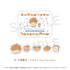 "Jujutsu Kaisen 0 × Sanrio Characters" Sticker Set in a Can 01. Yuta Okkotsu & Nyani Nyunye Nyong