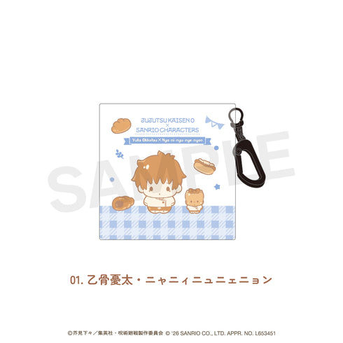 "Jujutsu Kaisen 0 × Sanrio Characters" Clear Multi-Case 01: Yuta Okkotsu & Nyanii Nyunye Nyong