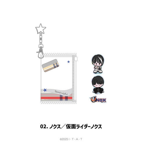 『仮面ライダーゼッツ』ステッカー入りポーチ 02.ノクス/仮面ライダーノクス