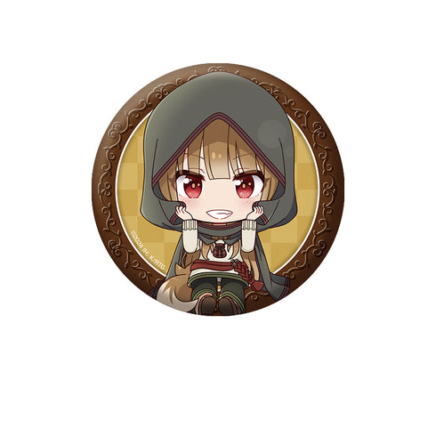 『狼と香辛料 MERCHANT MEETS THE WISE WOLF』 ぺたん娘缶バッジ ホロ3