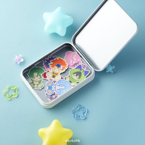 『オリジナルSK∞ エスケーエイト』缶入りステッカー 01.集合