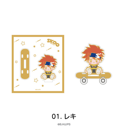 『オリジナルSK∞ エスケーエイト』スケボーアクリルスタンド 01.レキ
