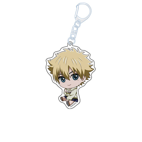 "Night of the Living Cat" Flat Girl Acrylic Keychain: Tsutsumi