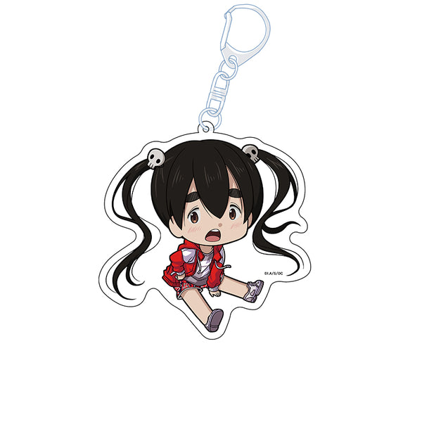『デッドデッドデーモンズデデデデデストラクション』ぺたん娘アクリルキーホルダー 中川凰蘭(私服)