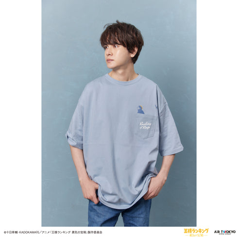 『王様ランキング 勇気の宝箱』キャラクターポケットTシャツ4(ボッジとピッピ)