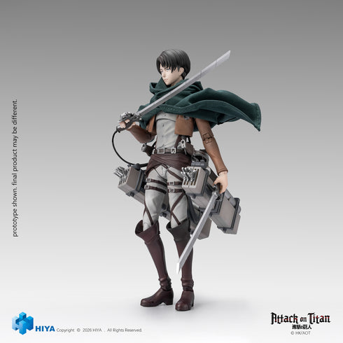 『進撃の巨人』HIYA Exquisite Basicシリーズ リヴァイ・アッカーマン 1/12スケール アクションフィギュア