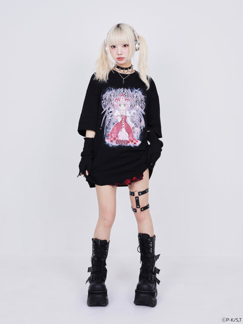 『しゅごキャラ!』QOOZA × しゅごキャラ! / ビックシルエット TEE