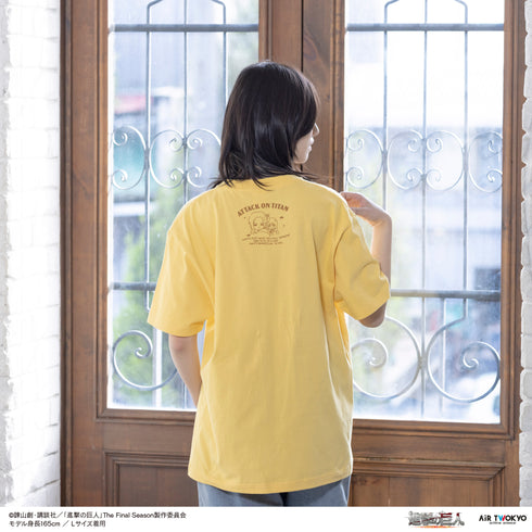 『進撃の巨人』TVアニメ 第11弾 シーンイラストTシャツ 4(アルミン&アニ)