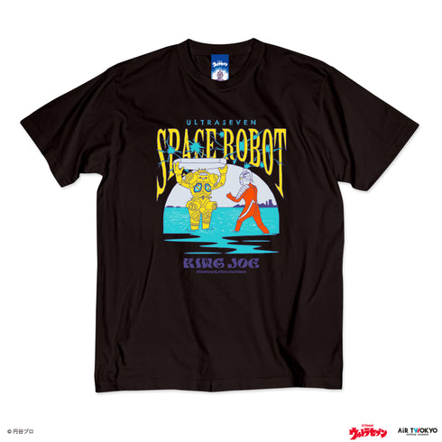 『ウルトラマンシリーズ』第2弾 アメコミイラストTシャツ 2(ウルトラセブン&キングジョー)ブラック