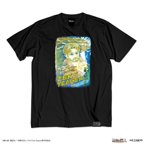 『進撃の巨人』The Final Season ウォールアート第2弾 Tシャツ(ジーク)
