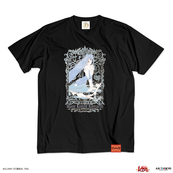 『魔法騎士レイアース』第1弾 デコラティブTシャツ(龍咲海) ブラック