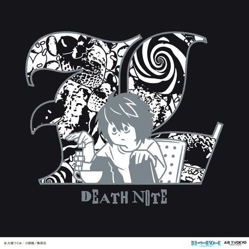 『DEATH NOTE』第1弾 シーンイラストTシャツ 2(L)ブラック
