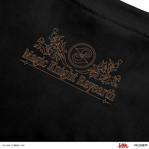 『魔法騎士レイアース』第1弾 デコラティブTシャツ(龍咲海) ブラック
