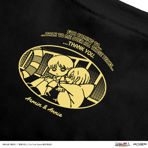 『進撃の巨人』The Final Season ウォールアートTシャツ(アニ)