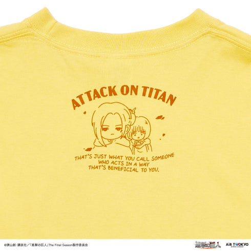 『進撃の巨人』TVアニメ 第11弾 シーンイラストTシャツ 4(アルミン&アニ)