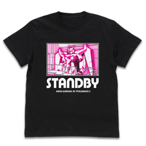 『機動戦士ガンダム00』アリオスガンダム STANDBY Tシャツ/BLACK