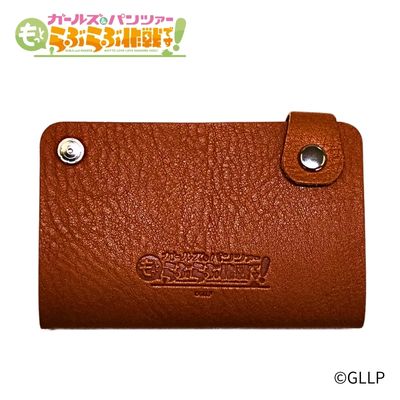 "Girls und Panzer: Love Love Operation!" Leather Slide Card Case - Miho Nishizumi