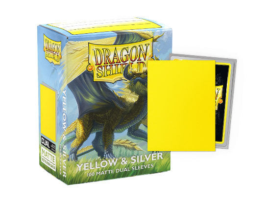 『Yellow & Silver Sleeves』AT-15071 - Standard size - Matte Dual 100枚入り