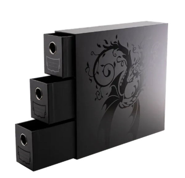 『Fortress』AT-33707 - Vertical - 3 XL - Black - Storage - Card Drawers