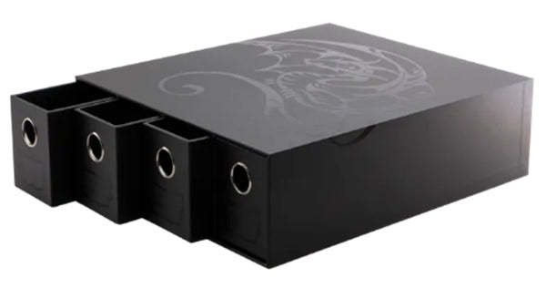 『Fortress』AT-33708 - Horizontal - 4 - Black - Storage - Card Drawers