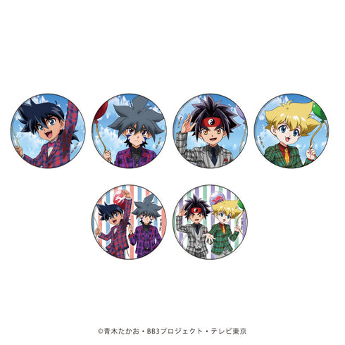 『爆転シュート ベイブレード Gレボリューション』缶バッジ16/ブラインド(全6種)(描きおろしイラスト)