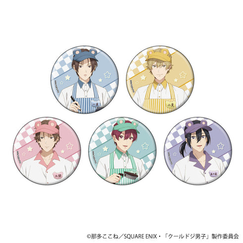 『クールドジ男子』缶バッジ12/ダイナーver. ブラインド(全5種)(描き下ろしイラスト)