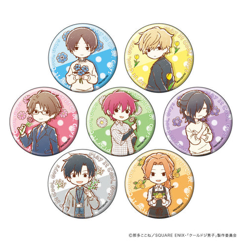 『クールドジ男子』缶バッジ14/花ver. ブラインド(全7種)(グラフアートイラスト)