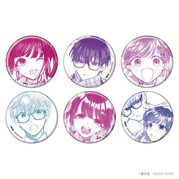 『カワイイ恋は着飾らない』缶バッジ01/ブラインド(全6種)(公式イラスト)
