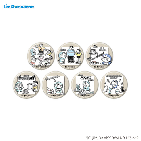 『I'm Doraemon』缶バッジ03/vol.03コンプリートセット(全7種)