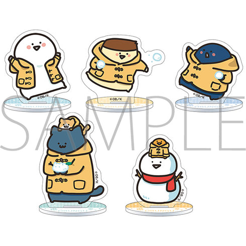 『お文具といっしょ』ミニアクリルスタンドコレクション/冬のぬくぬくおでかけ BOX