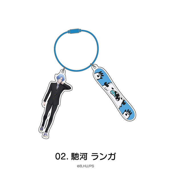 『オリジナルSK∞ エスケーエイト』ワイヤーアクリルキーホルダー 02.馳河 ランガ