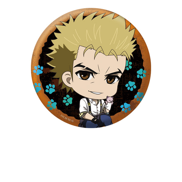 "Night of the Living Cat" Flat Girl Pin Badge: Ren