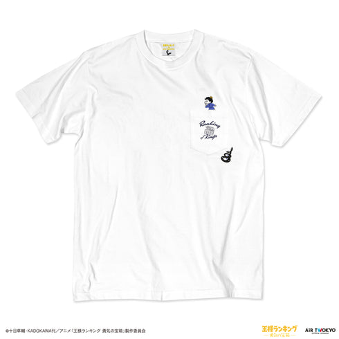 『王様ランキング 勇気の宝箱』キャラクターポケットTシャツ5(ボッジとカゲ)