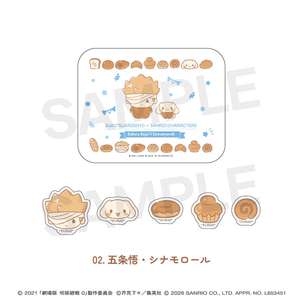 "Jujutsu Kaisen 0 × Sanrio Characters" Sticker Set in a Can 02: Satoru Gojo & Cinnamoroll