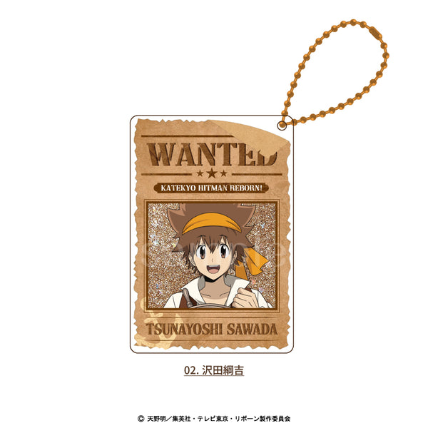 『家庭教師ヒットマンREBORN!描き下ろし パイレーツ衣装』グリッターキーホルダー 02.沢田綱吉