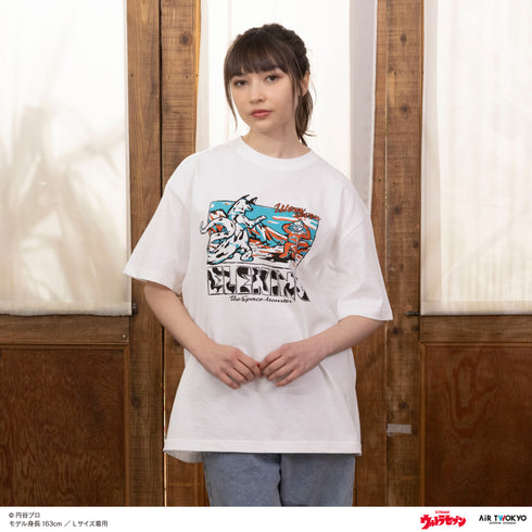 『ウルトラマンシリーズ』第2弾 アメコミイラストTシャツ 3(ウルトラセブン&エレキング)ホワイト