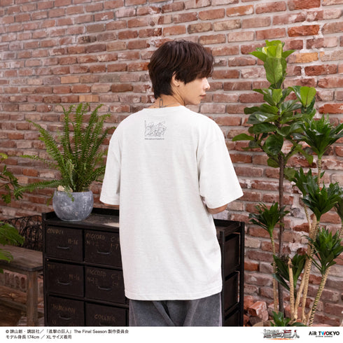 『進撃の巨人』TVアニメ シーンイラストTシャツ 5(エレンの家ぇぇがぁぁぁぁ)