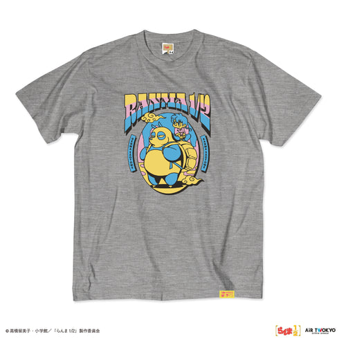 『らんま1/2』TVアニメ第2弾 ポップイラストTシャツ 5(早乙女乱馬 & 玄馬(パンダ))