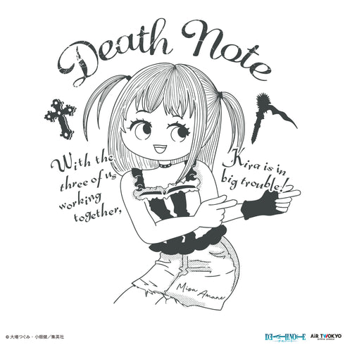 『DEATH NOTE』第1弾 シーンイラストTシャツ 3(弥海砂)ホワイト
