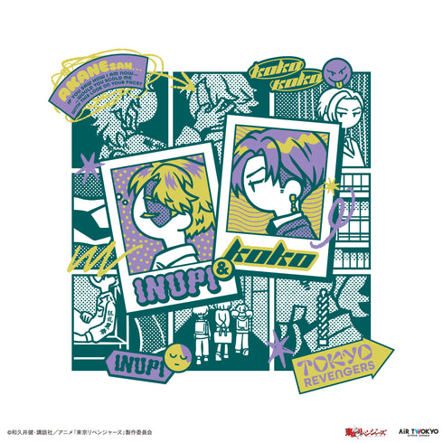 『東京リベンジャーズ』TVアニメ 第3弾 天竺編 チェキフォトTシャツ 5(イヌピー&ココ)