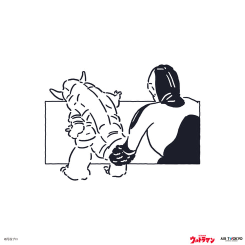 『ウルトラマンシリーズ』第1弾 アメコミイラストTシャツ 3(ゴモラ)ホワイト