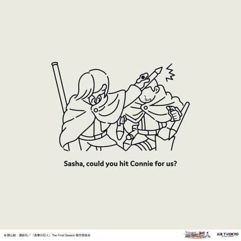 『進撃の巨人』TVアニメ シーンイラストTシャツ 5(エレンの家ぇぇがぁぁぁぁ)