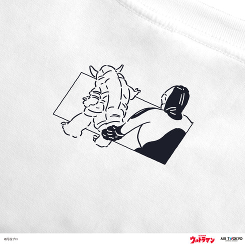 『ウルトラマンシリーズ』第1弾 アメコミイラストTシャツ 3(ゴモラ)ホワイト