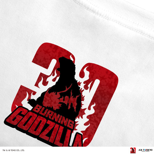 『ゴジラVデストロイア』30周年 シーンイラストTシャツ 3(デストロイア(飛翔体))ホワイト