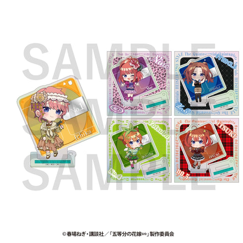 『五等分の花嫁∽』-平成レトロStyle- ミニアクリルスタンド 中野 一花