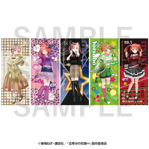 『五等分の花嫁∽』-平成レトロStyle- フェイスタオル 中野二乃