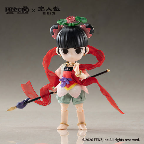"PICCODO ACTION DOLL: Non-Human" 001_Nata (Red Brocade Ver.)