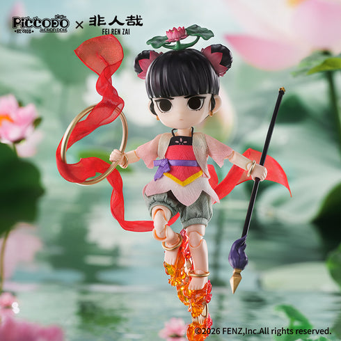 "PICCODO ACTION DOLL: Non-Human" 001_Nata (Red Brocade Ver.)